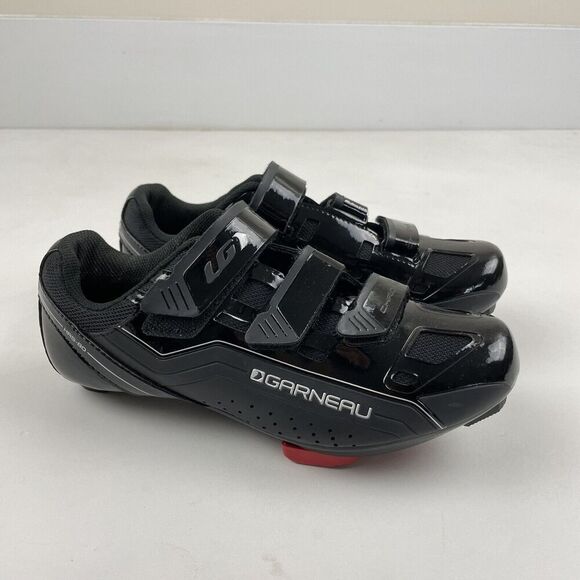Louis Garneau HRS-80 Chrome Black Cycling Shoes Sz 5 US / EU 38 Ergo Air - Picture 2 of 8